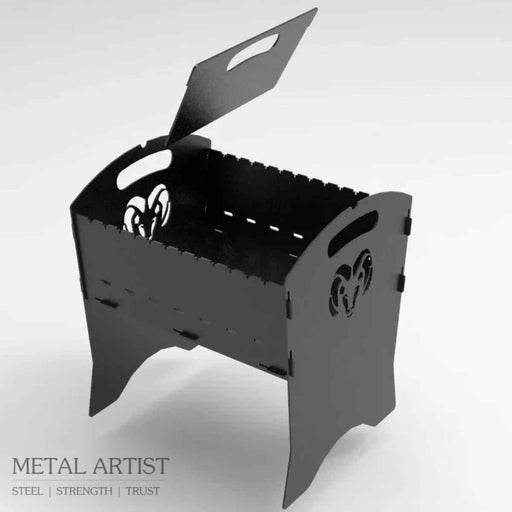 Metal Foldable Angeethi | Metal BBQ Grill