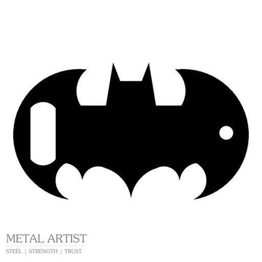 Stainless Steel Batman Bottle Opener Keychain