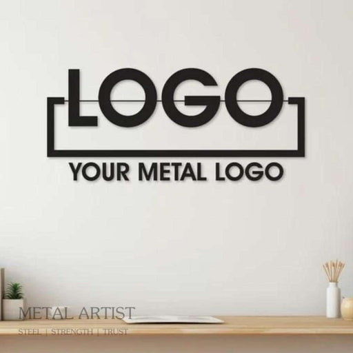 Customizable Logos for Walls | Custom Text Metal Sign - Metal Artist