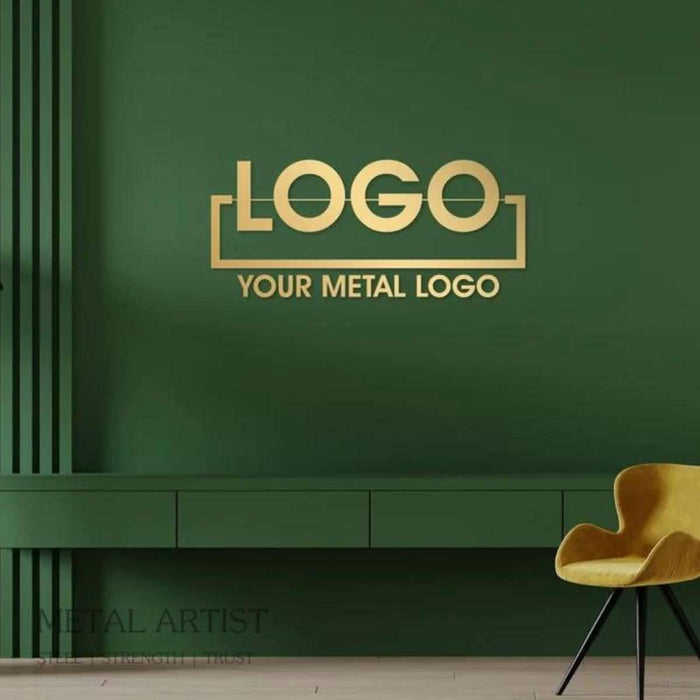 Customizable Logos for Walls | Custom Text Metal Sign - Metal Artist