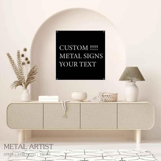 Customized Business Metal Logo | Personalized Logos for Walls - Metal Artist