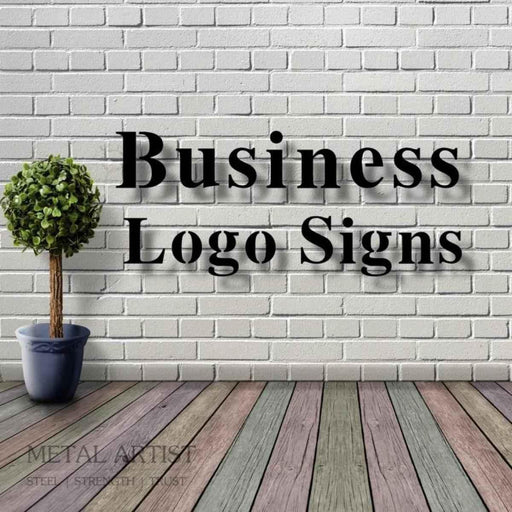 Customized Business Metal Logo | Personalized Logos for Walls - Metal Artist