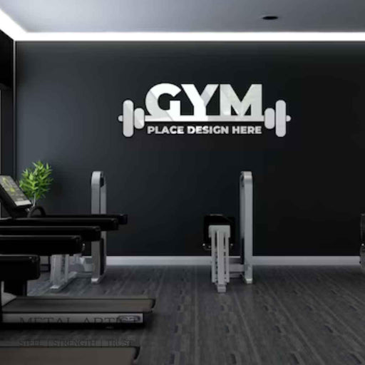 Customized Gym Metal Logo | Personalized Logos for Walls - Metal Artist