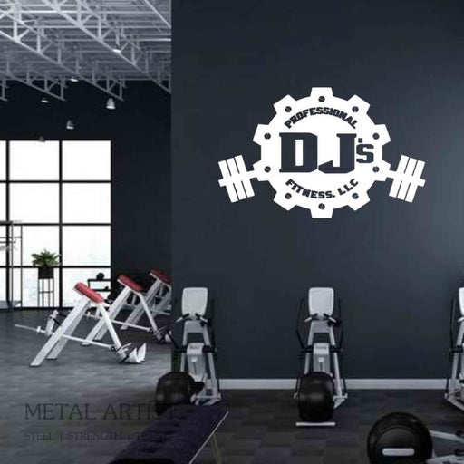 Customized Gym Metal Logo | Personalized Logos for Walls - Metal Artist