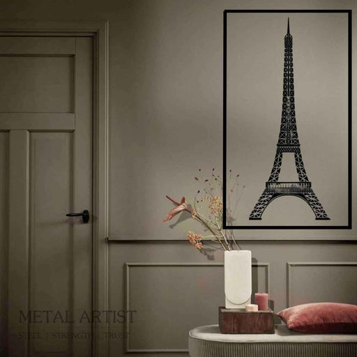 Eiffel Tower Metal Wall Decor - Metal Artist