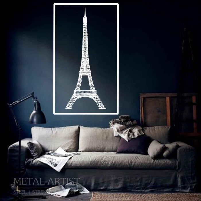 Eiffel Tower Metal Wall Decor - Metal Artist