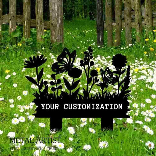 Personalized Garden Name Plate Design - Metal Artist